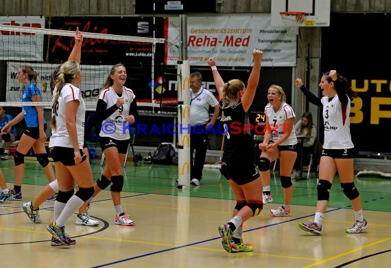 Volleyball Damen 3. Liga Süd SV Sinsheim gegen VC Wiesbaden-2 , 08.10.2016 (© Siegfried)